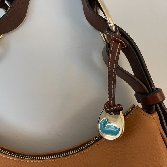 Dooney & Bourke 1975 Pebble Leather Hobo Bag - Picture 3 of 10